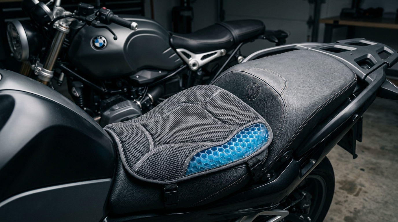 Motorcycle Gel Seat Pad: Ultimate Long-Distance Touring Comfort & Material Guide